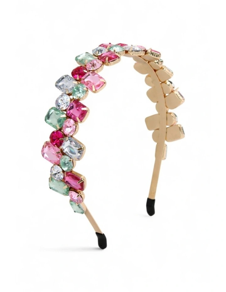 Marigold Headband in Pink image 3