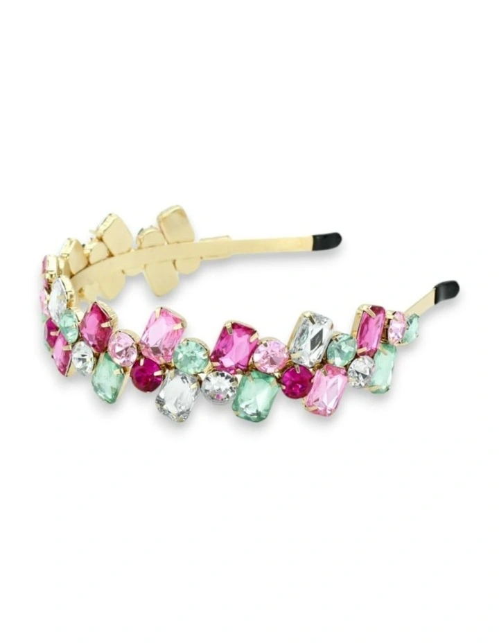 Marigold Headband in Pink image 6