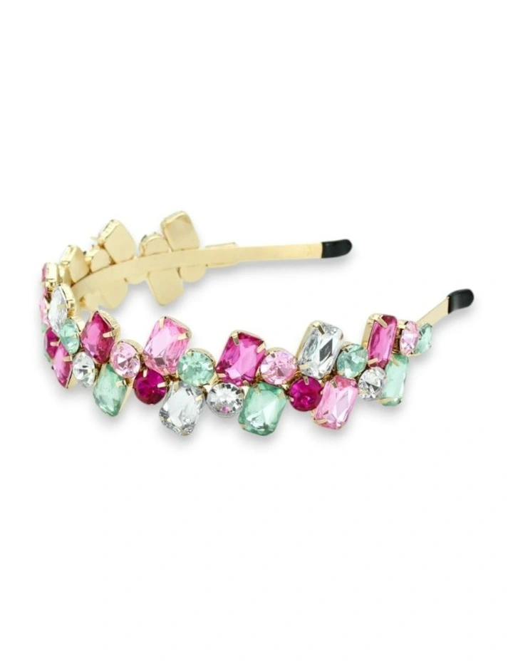 Marigold Headband in Pink image 6
