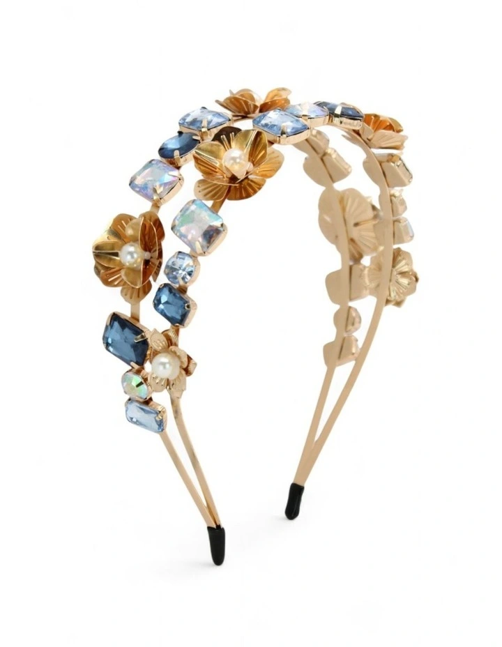 Natasha Headband in Blue image 3