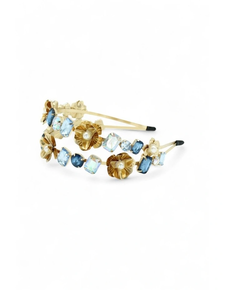 Natasha Headband in Blue image 5