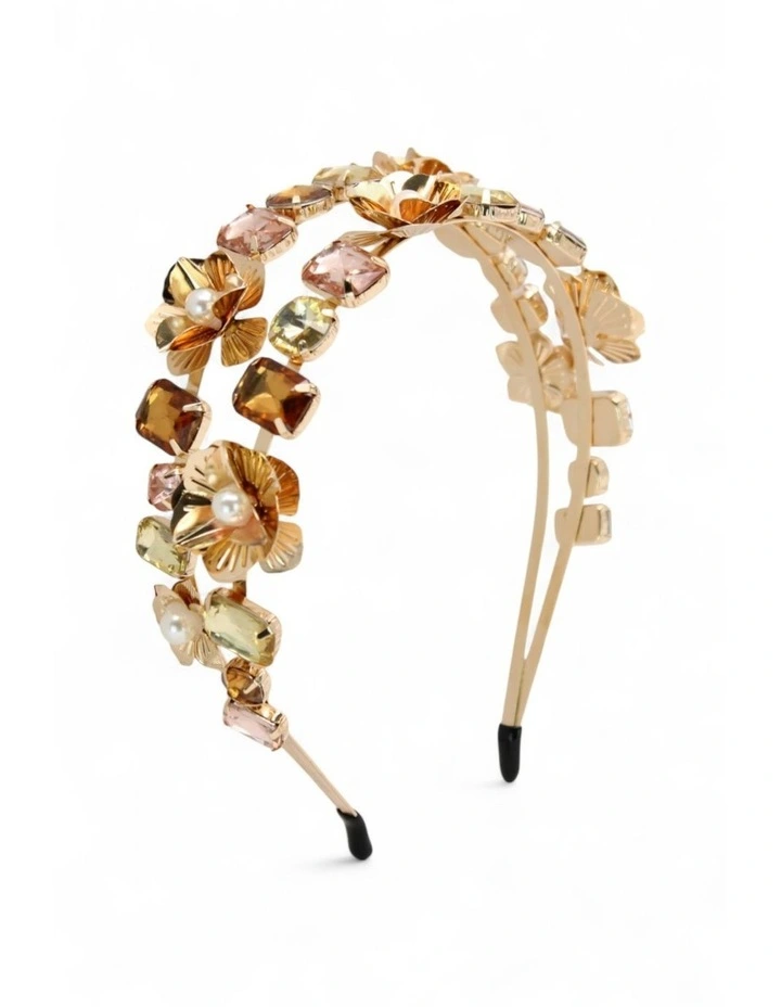 Natasha Headband in Gold image 3