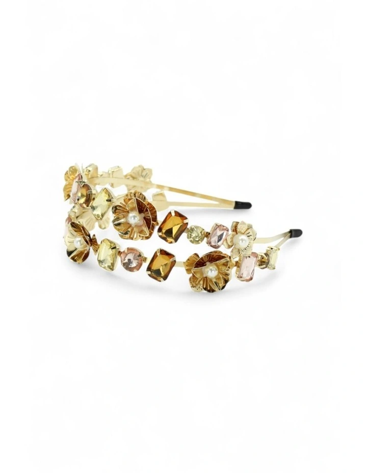 Natasha Headband in Gold image 5