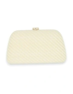 Brooke Clutch in Cream