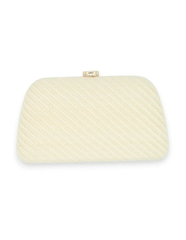 Brooke Clutch in Cream image 1