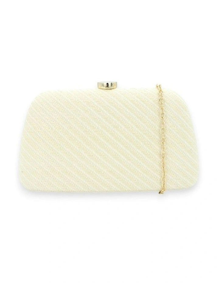 Brooke Clutch in Cream image 2