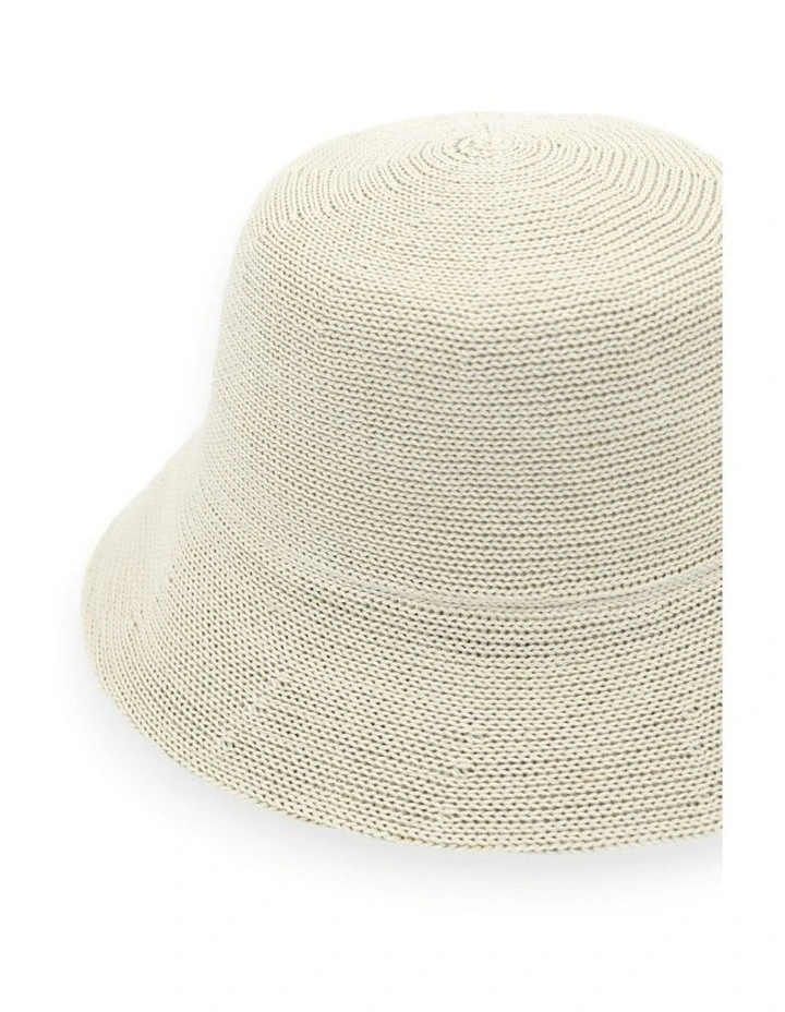 Maryjane Bucket Hat in Beige image 2