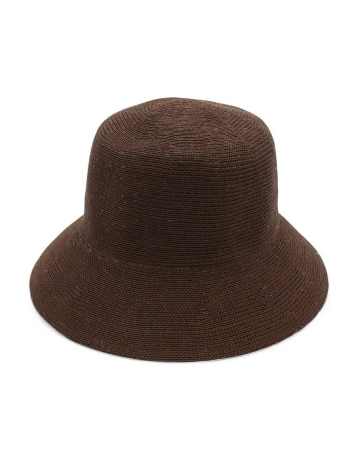 Maryjane Bucket Hat in Chocolate Brown image 3