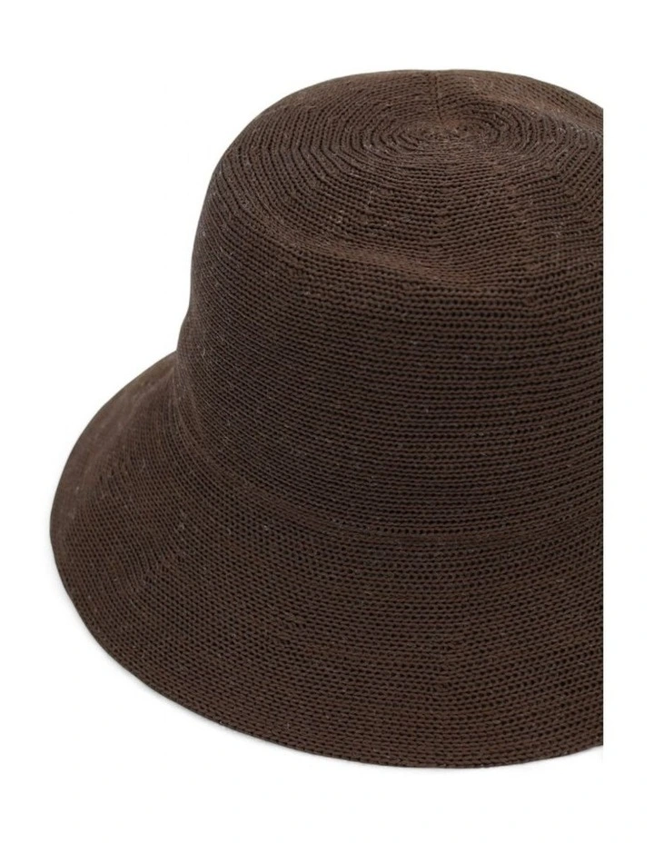 Maryjane Bucket Hat in Chocolate Brown image 5