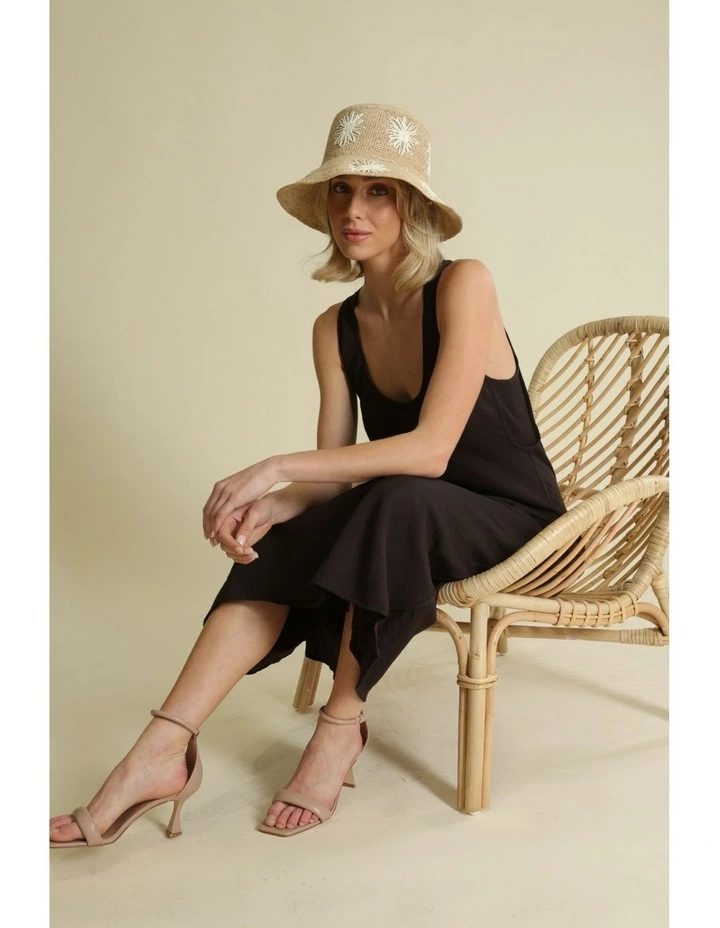 Sereia Crochet Bucket Hat in Natural image 2