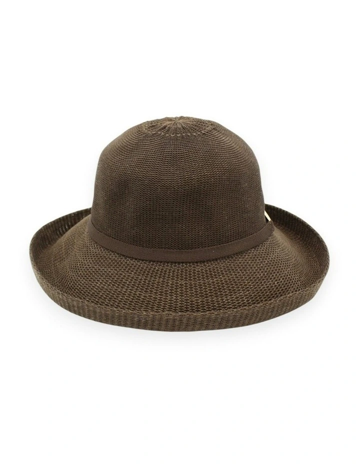 Maisie Thermal Hat in Chocolate Brown image 2