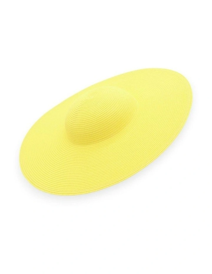 Mona Racewear Plate Hat in Yellow image 2