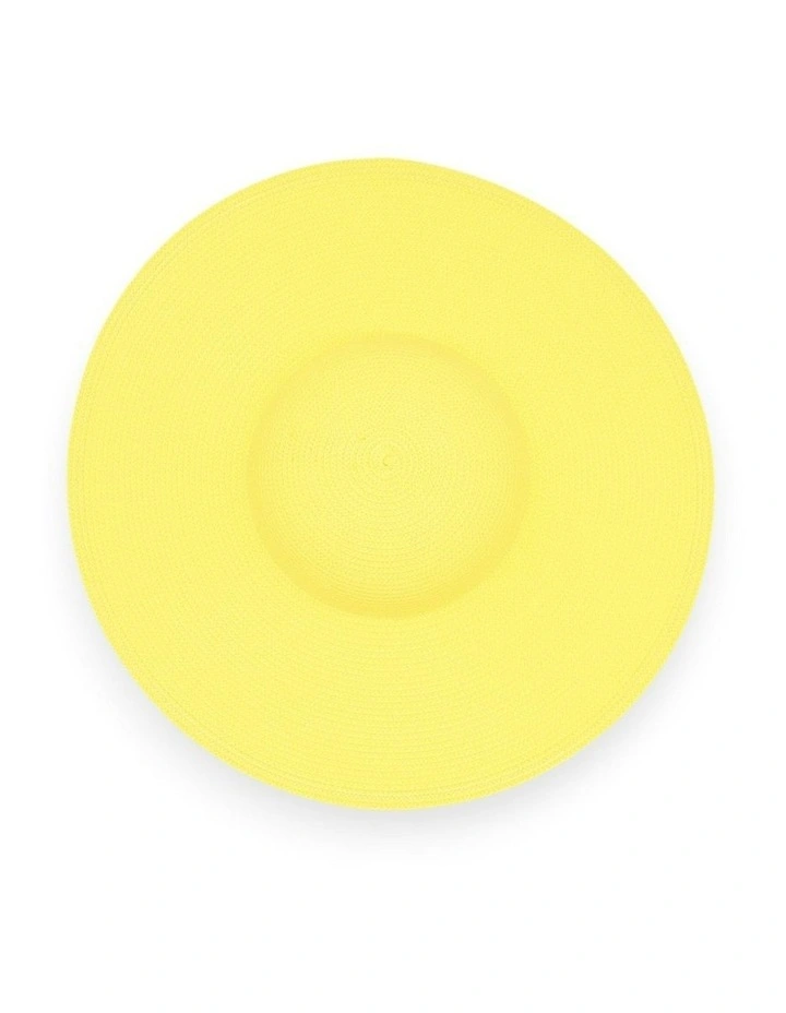 Mona Racewear Plate Hat in Yellow image 3