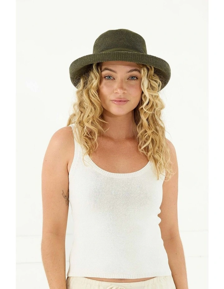 Maisie Thermal Hat in Khaki image 1