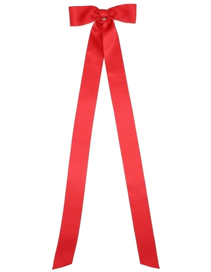 Lala Hair Bow in Red image 3