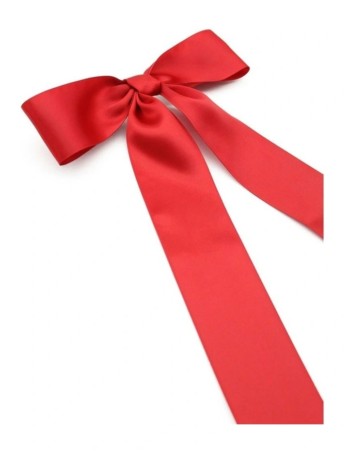Lala Hair Bow in Red image 5