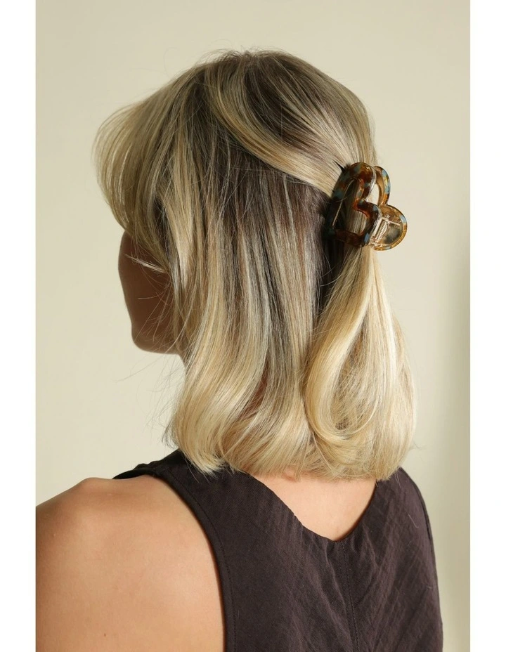 Isha Hair Claw Set in Black image 1