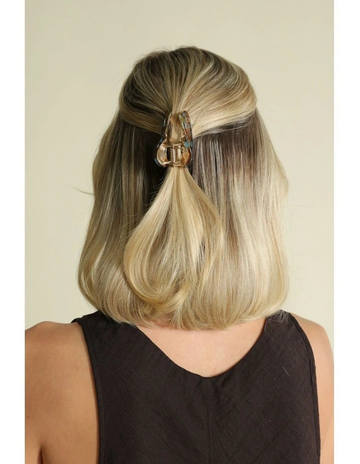 Isha Hair Claw Set in Black image 2