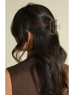 Isha Hair Claw Set in White