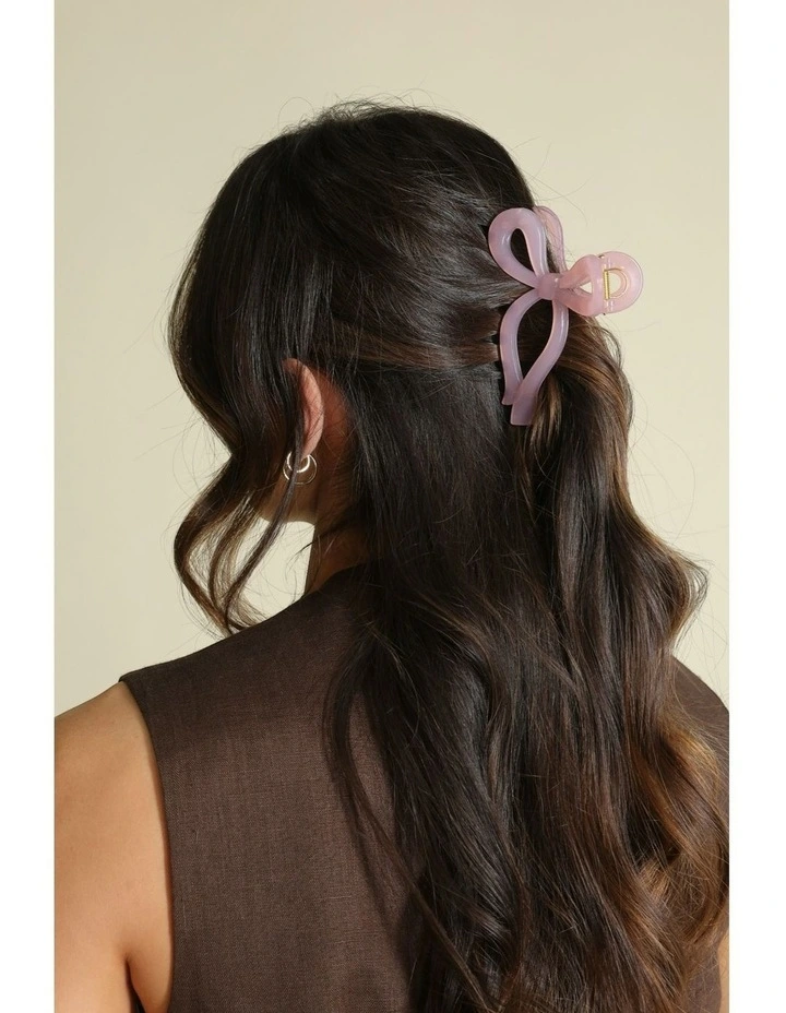 Delphie Hair Claw Set in Pink image 1