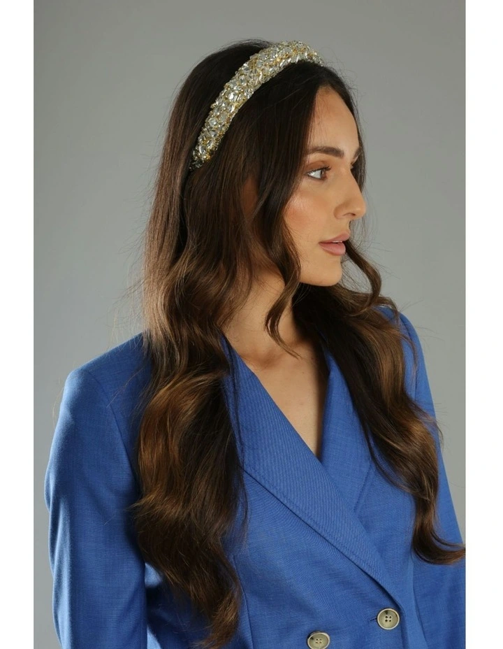 Hayden Headband in White image 5