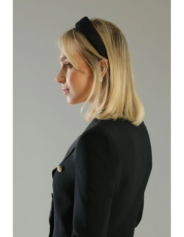 Stephanie Headband in Black image 1