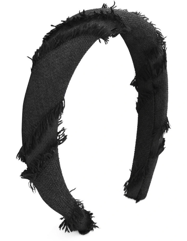 Stephanie Headband in Black image 3