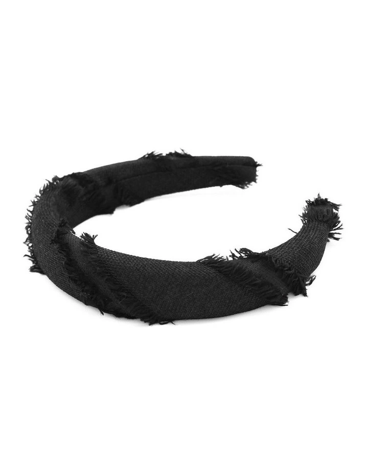 Stephanie Headband in Black image 6