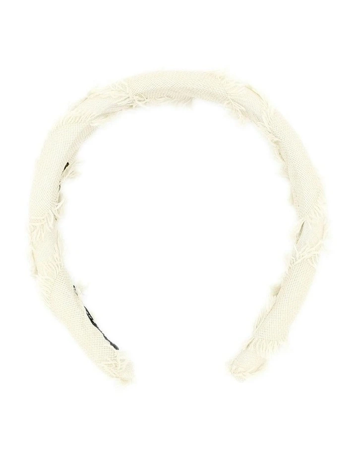Stephanie Headband in White image 4