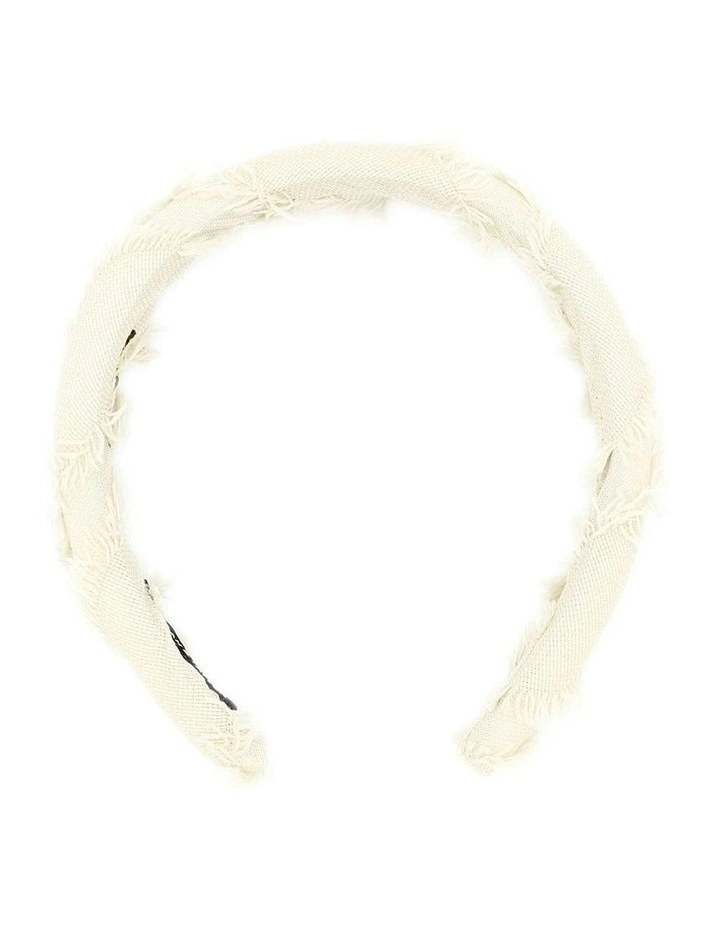 Stephanie Headband in White image 4