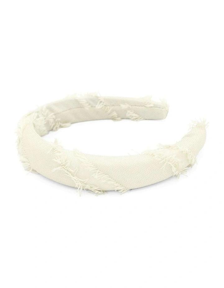 Stephanie Headband in White image 6