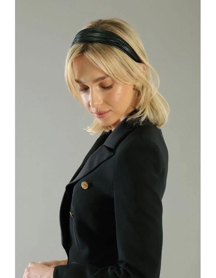 Margot Headband in Black image 6
