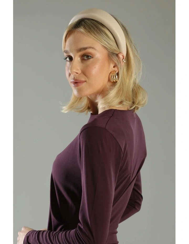 Kendall Headband in Beige image 2