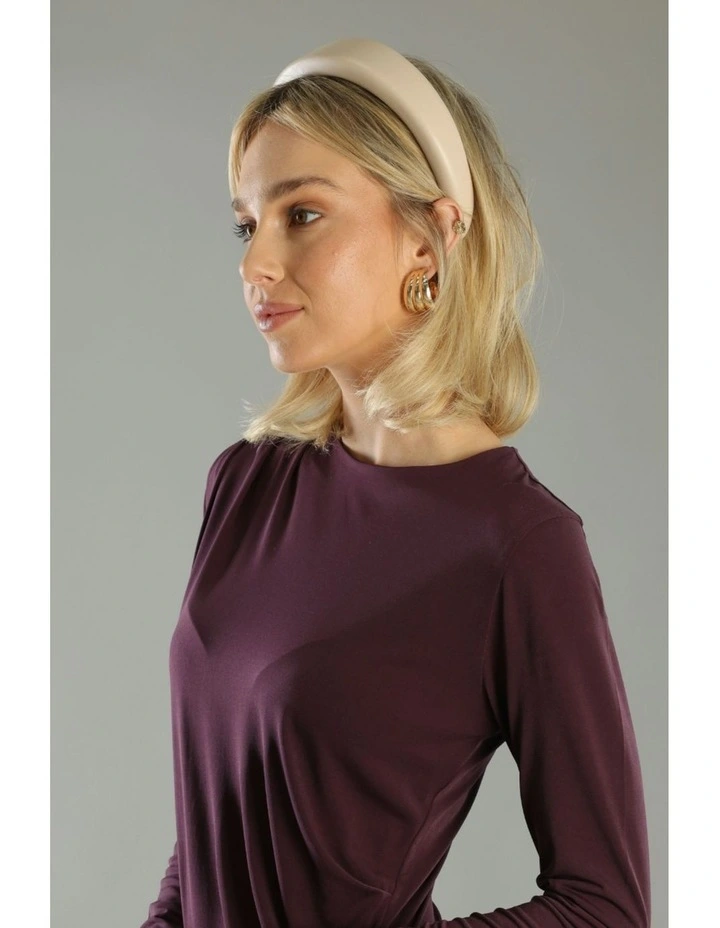 Kendall Headband in Beige image 4