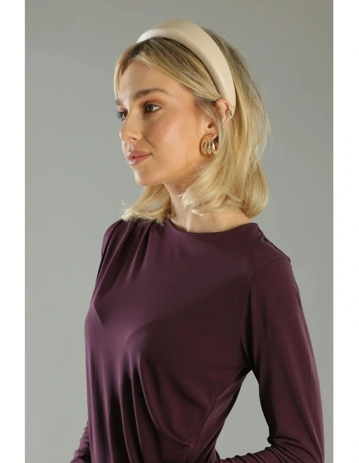 Kendall Headband in Beige image 5