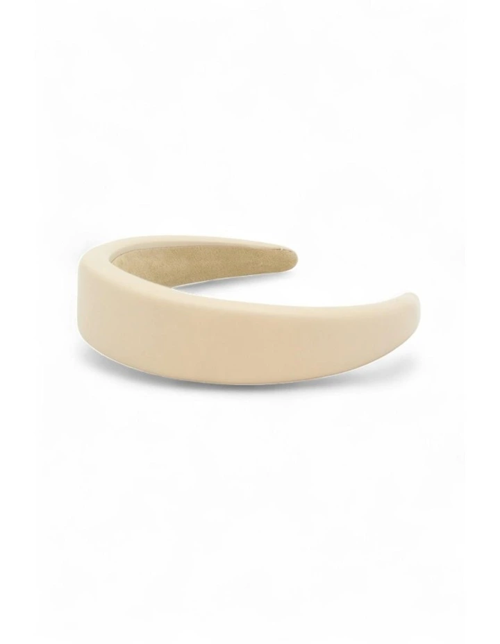 Kendall Headband in Beige image 6