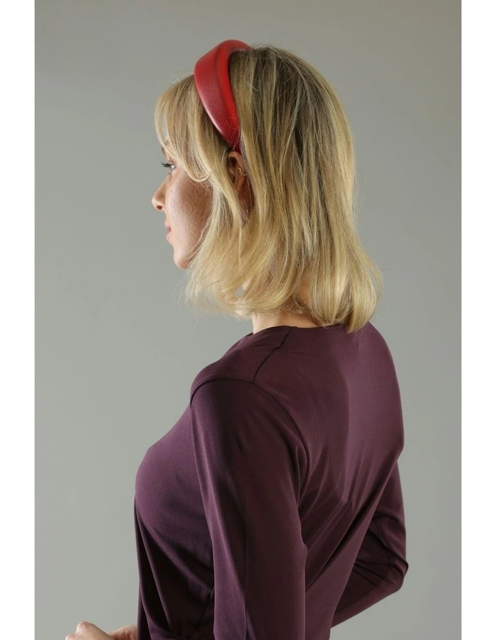 Kendall Headband in Red image 6