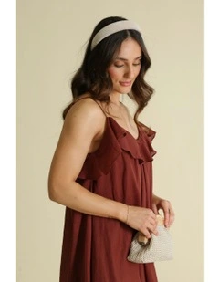 Noel Headband in Beige