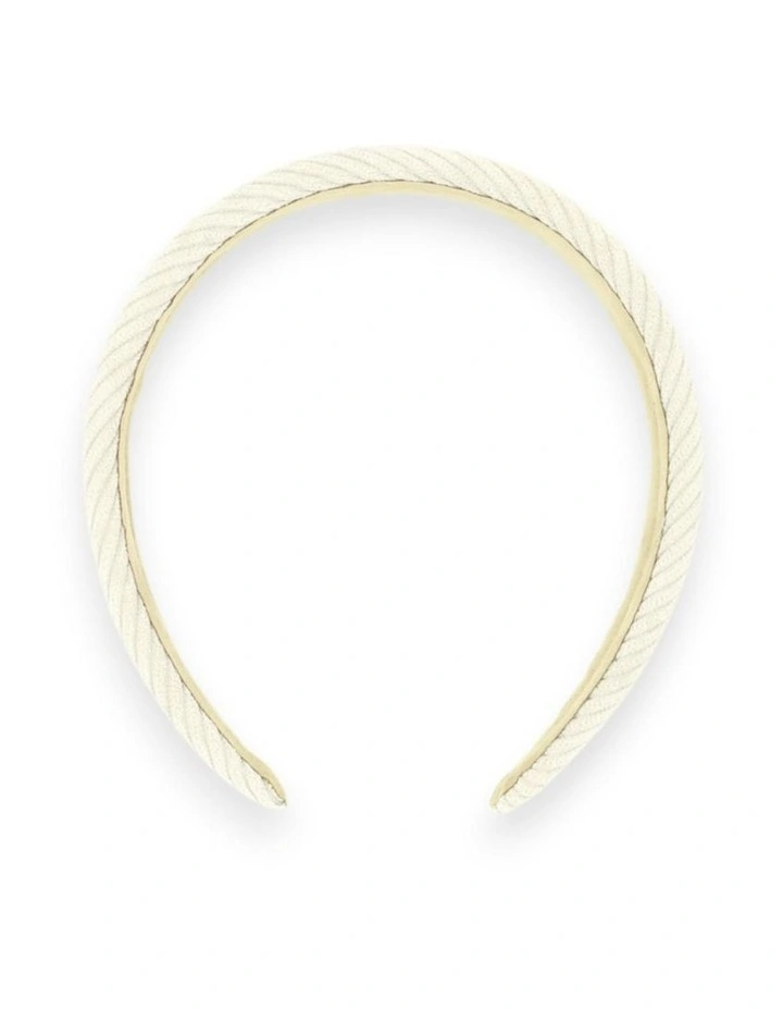 Noel Headband in Beige image 4