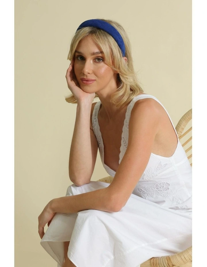 Noel Headband in Cobalt Blue image 3