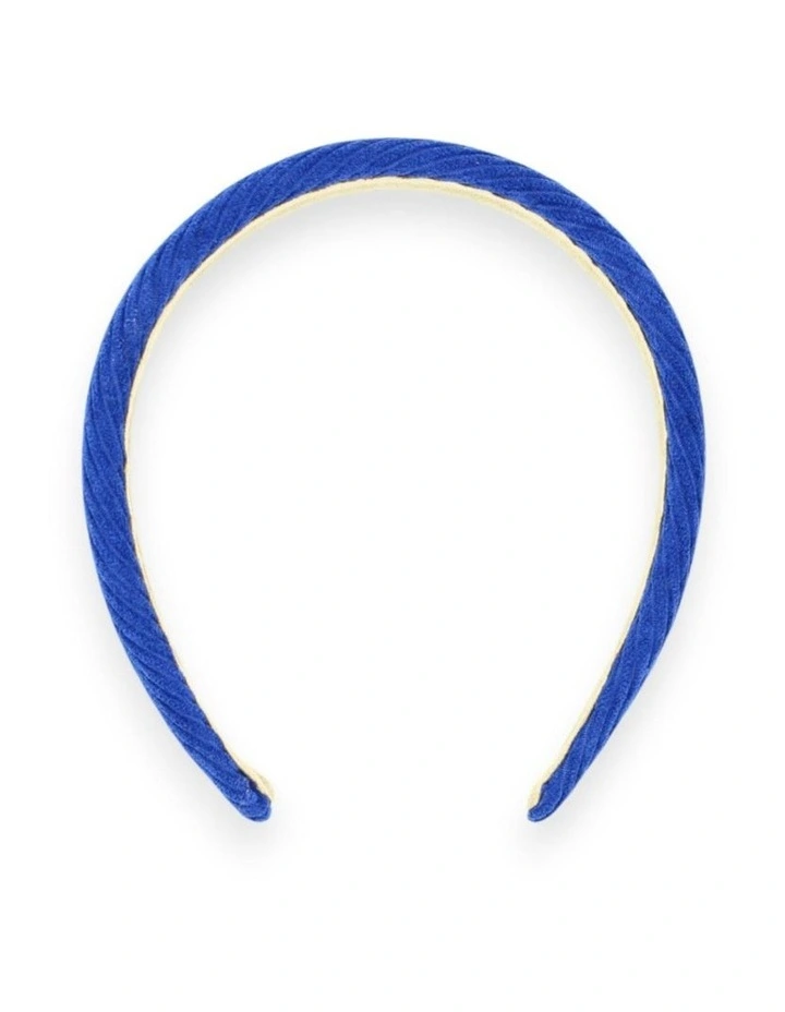 Noel Headband in Cobalt Blue image 4
