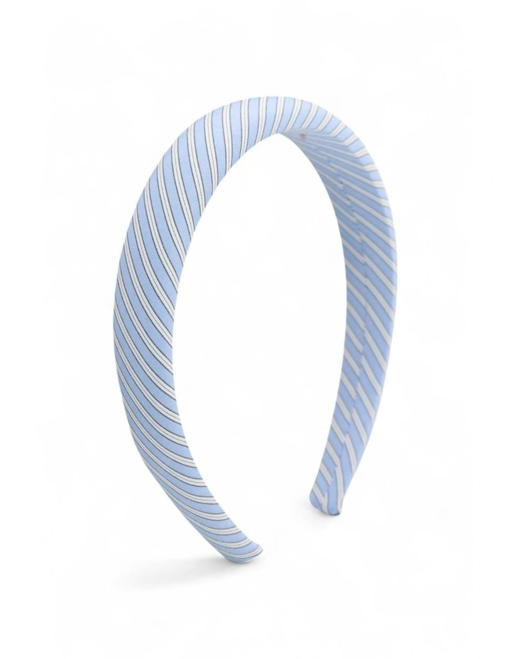 Sutton Stripped Headband in Blue image 1