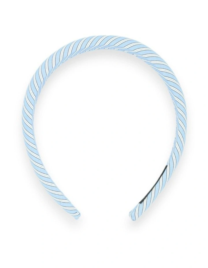 Sutton Stripped Headband in Blue image 4