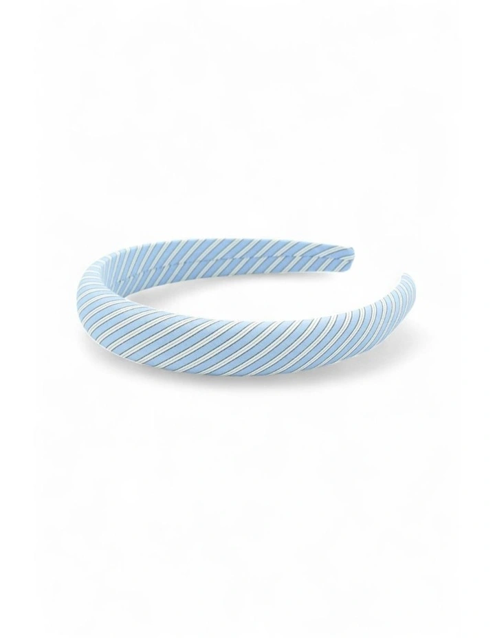 Sutton Stripped Headband in Blue image 5