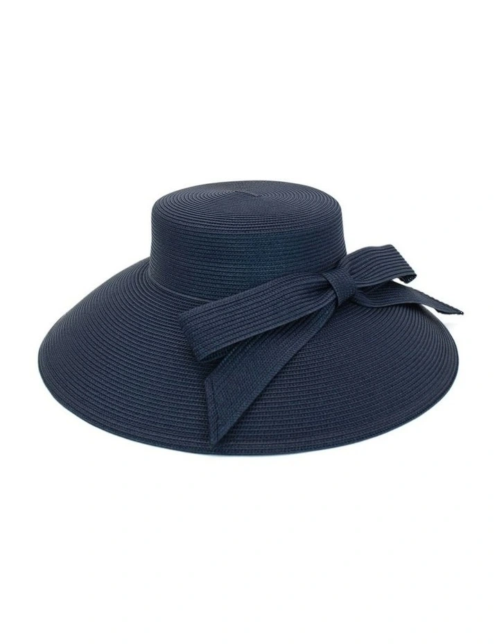 Jess Racewear Droop Hat in Navy Blue image 1