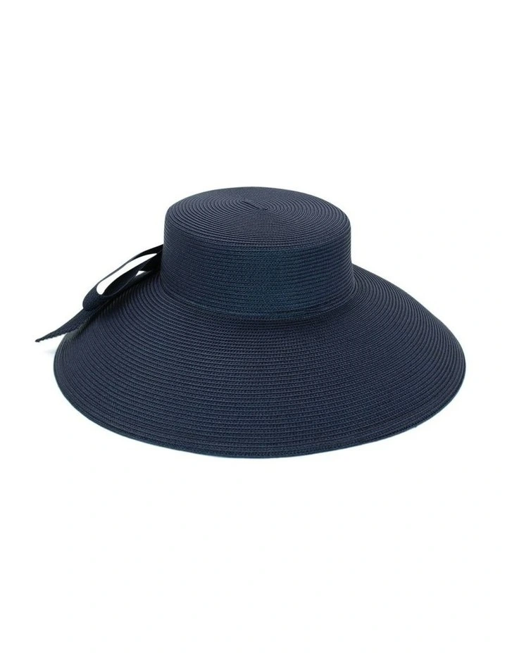 Jess Racewear Droop Hat in Navy Blue image 2