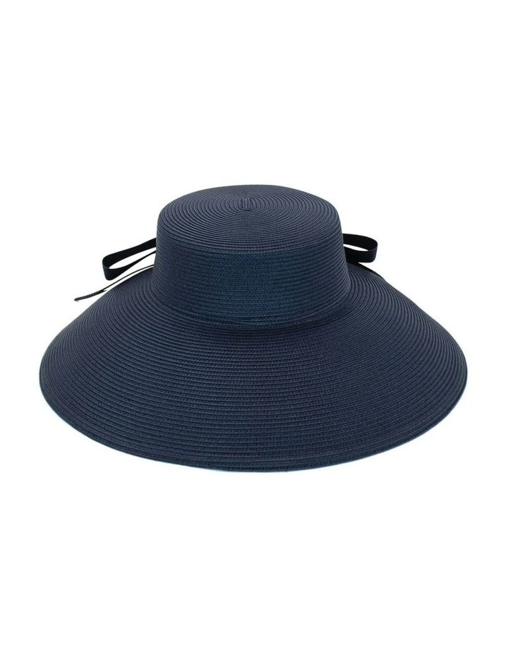 Jess Racewear Droop Hat in Navy Blue image 3