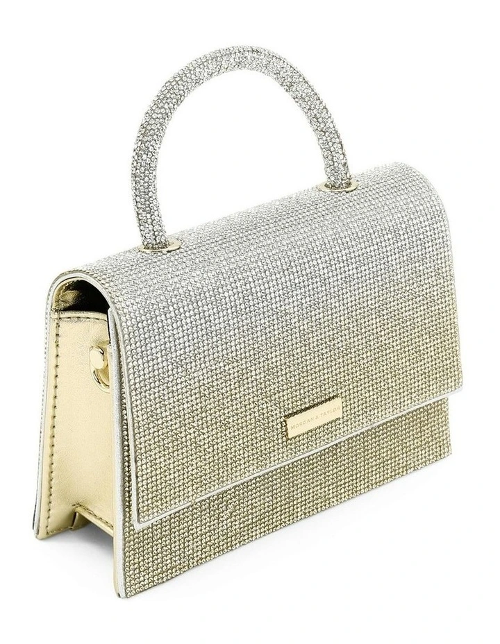 Odette Top Handle Bag in Gold image 5