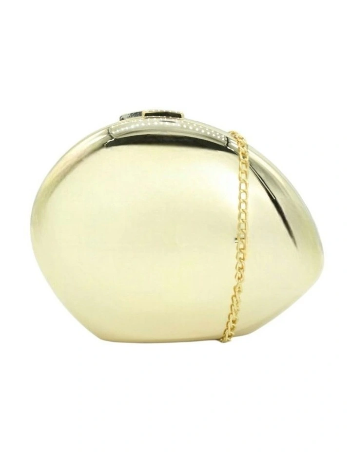 Emelie Acrylic Clutch in Gold image 1