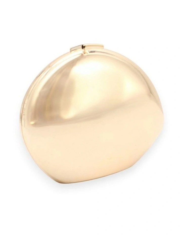 Emelie Acrylic Clutch in Gold image 2